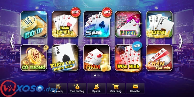 Game bài tại Vnxoso